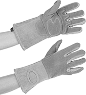Image of ProductInUse. Style C. Front orientation. Style C. Multipurpose Welding Gloves.