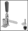 Image of Specification. Cut-to-length clamp is supplied in two pieces that must be welded together.. Front orientation. Exploded view. Contains Border. With Cut-to-Length Arm. Hold-Down Toggle Clamps.