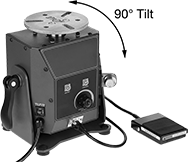 Image of Product. Front orientation. Contains Annotated. Welding Positioners. Electric Welding Positioners, Turntable, 25 lb. Load Capacity with Horizontal Table.