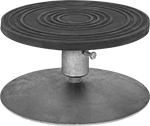 Image of Product. Front orientation. Turntables. Raised Positioning Turntables, 500 lb. Capacity.