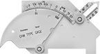Image of Product. Front orientation. Welding Gauges. Multicheck Weld Gauges.