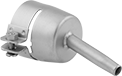 Image of Product. Front orientation. Heat Gun Nozzles. Focused-Tip Heat Gun Nozzles, For Leister and Winston Heat Guns, Style F.