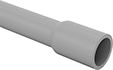 Image of Product. Front orientation. ZoomedIn view. Conduit and Fittings. Rigid Plastic (PVC) Conduit and Fittings, Conduit .