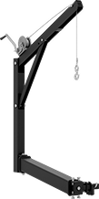 Image of Product. Front orientation. Cranes. Hitch-Mount Hand-Winch Cranes .