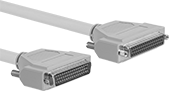 Image of Product. Front orientation. D-Sub Cords. D-Sub Cords, DB50 Plug × DB50 Socket.