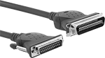 Image of Product. Front orientation. D-Sub Cords. D-Sub Cords, DB25 Plug × Centronics 36 Plug.