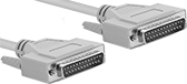 Image of Product. DB25 Plug × DB25 Plug. Front orientation. D-Sub Cords. D-Sub Cords, DB25 Plug × DB25 Plug.