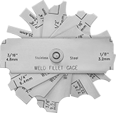 Image of Product. Front orientation. Welding Gauges. Corner Weld Gauges.