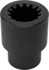 6-Point Impact Sockets with Spline Drive 