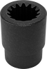 6-Point Impact Sockets with Spline Drive 