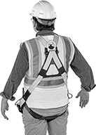 Image of ProductInUse. Back orientation. Fall-Arrest Harnesses. Fall-Arrest Harnesses for Climbing and Positioning, Style B.