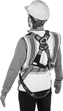 Image of ProductInUse. Back orientation. Fall-Arrest Harnesses. Fall-Arrest Harnesses, Style A.