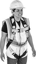 Image of ProductInUse. Front orientation. Fall-Arrest Harnesses. Fall-Arrest Harnesses, Style B.