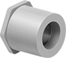 Image of Product. Push-In Connection. Front orientation. Conduit and Fittings. Rigid Plastic (PVC) Conduit and Fittings, Straight, Reducer Fitting, Push-In Conduit Connection.