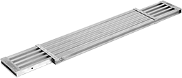 Image of Product. Shown Partially Extended. Front orientation. Extension Planks.