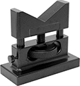 Image of Product. Single V-Block Shown Extended. Front orientation. V-Blocks. Adjustable-Height V-Blocks.