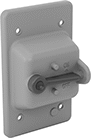 Image of Product. Front orientation. Outlet Box Covers. Covers for Plastic Conduit-Ready Outlet Boxes, For Toggle Switches.