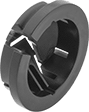 Image of Product. Front orientation. Cord Grips. Snap-In Plastic Cord Grips for Building Cable.