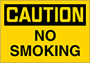 Image of Product. Front orientation. Labels. Smoking Control Labels , Caution—No Smoking.
