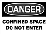 Confined Space Labels