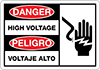 Illustrated Electrical Hazard Labels 