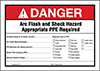 Electrical Hazard Labels 