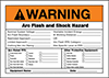 Electrical Hazard Labels 