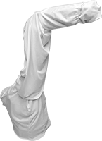 Image of ProductInUse. Front orientation. Robot Arm Covers. Polyester Fabric, Covers Full Robot Arm.