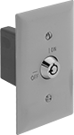 Image of Product. Front orientation. Light Switches. High-Security Key-Actuated Light Switches.