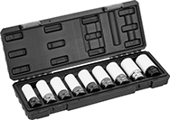 Image of Product. Front orientation. Sockets. Nonmarring 6-Point Impact Socket Sets.