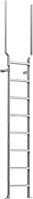 Image of Product. Front orientation. Ladders. Wall-Mount Ladders with Grab Posts.