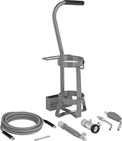 Image of Product. Kit with Cylinder Truck. Front orientation. Air/Acetylene Torches. Air/Acetylene Torch Kits, For MC Tank, Self-Ignite/External Lighter Ignition.