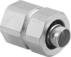 Image of Product. Front orientation. Conduit and Fittings. Conduit Adapters, Threaded × Twist-In Conduit Connection.