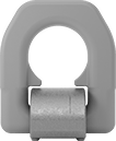 Image of Product. Front orientation. Hoist Rings. Weld-on-Mount Hoist Rings—For Lifting, 180° Pivot.
