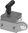 Image of Product. Magnetic Clamp with On/Off Switch. Front orientation. Standard. Grounding Clamps for Welding, Magnetic Clamp, 1 1/4" Long Stud.