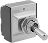 Image of Product. Front orientation. Toggle Switches. High-Current Toggle Switches .