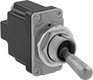 Image of Product. Front orientation. Toggle Switches. Mil. Spec. Washdown Toggle Switches .