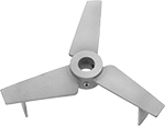 Image of Product. Front orientation. Mixer Propellers. High-Flow Mixer Propellers.