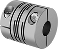Image of Product. Front orientation. Flexible Shaft Couplings. Precision Beam Couplings, Parallel Cut.