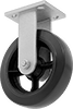 Cushioned-Load Casters with Rubber Wheels