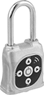 Image of Product. Front orientation. Padlocks. Bluetooth Combination Padlocks, Style A.