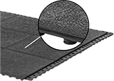 Image of Product. Front orientation. Contains Inset. Floor Mats. Grease-Resistant Interlocking Antifatigue Floor Mats.