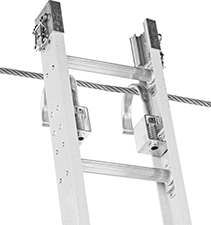Image of ProductInUse. Front orientation. Ladder Hooks. Cable Hooks for Ladders, Cable Hooks.