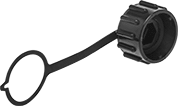 Image of Product. Front orientation. Electrical Connector Caps. Wet-Environment USB Electrical Connector Caps, Locking-Pin Housing.