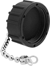 Image of Product. Front orientation. Electrical Connector Caps. Wet-Environment USB Electrical Connector Caps, Screw-Together Housing.