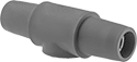 Image of Product. Female × Female. Front orientation. Power Connectors. High-Current Pin-and-Sleeve Connectors, Adapters, Female × Female.