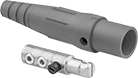 Image of Product. Front orientation. Power Connectors. High-Current Pin-and-Sleeve Connectors, Plugs.