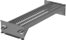 Image of Product. Front orientation. Work Platform Stairs. Fixed Work Platforms.