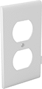 Image of Product. Front orientation. Wall Plates. Build-Your-Own Wall Plates, For NEMA Outlets, End Sections.