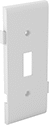 Image of Product. Front orientation. Wall Plates. Build-Your-Own Wall Plates, For Toggle Switches, Center Sections.